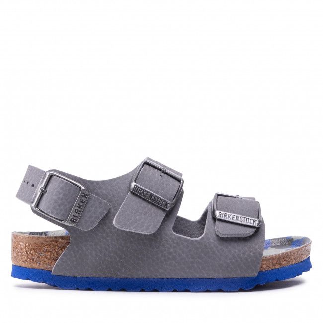 Sandali BIRKENSTOCK - Milano Kinder 1022532 Camo Footbeds Gray