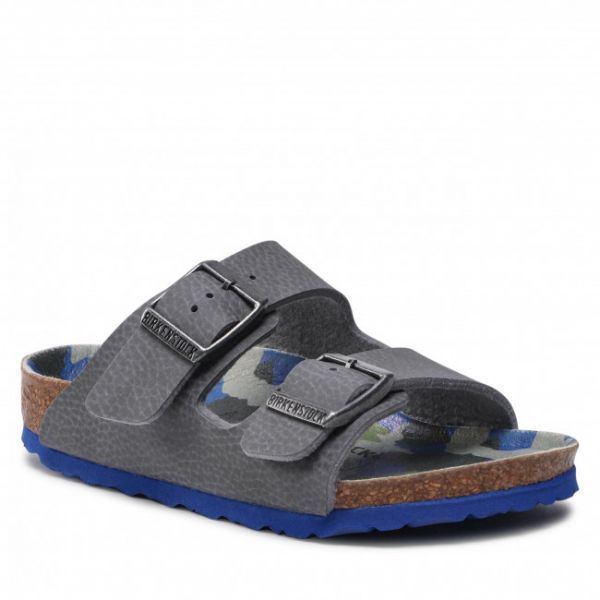 Ciabatte BIRKENSTOCK - Arizona Kids Bs 1022533 Camo Footbeds Gray Ciabatte BIRKENSTOCK - Arizona Kids Bs 1022533 Camo Footbeds Gray