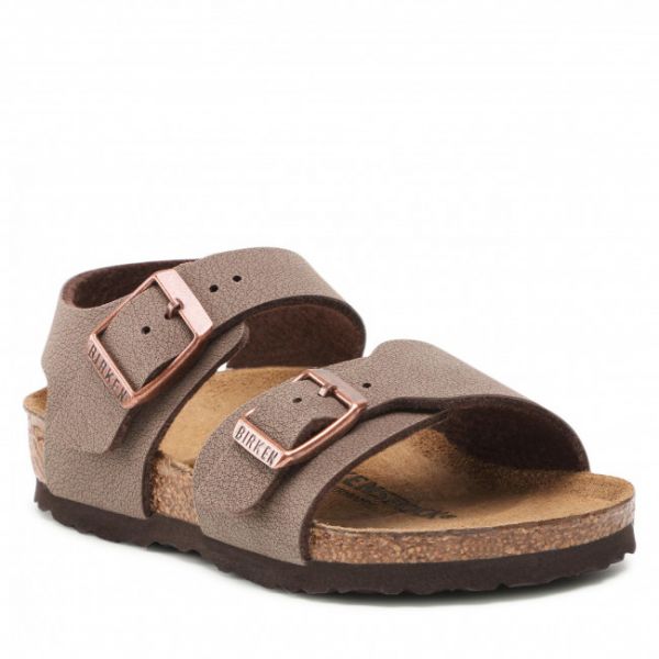 Sandali BIRKENSTOCK - New York Kids Bs 87781 Mocha Sandali BIRKENSTOCK - New York Kids Bs 87781 Mocha