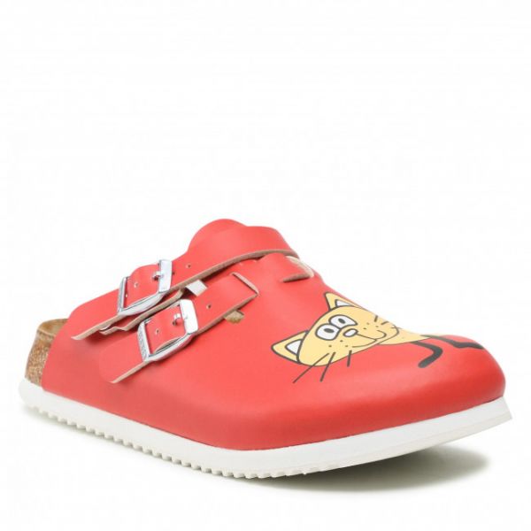 Ciabatte BIRKENSTOCK - Kay Prof 0582516 Red Cat Bridget