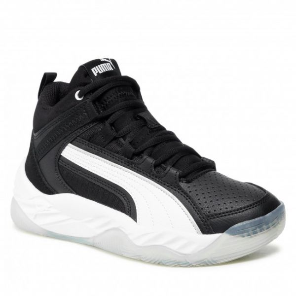 Sneakers Puma - Rebound Future Evo Jr 385583 01 Puma Black/Puma White/Silver Sneakers Puma - Rebound Future Evo Jr 385583 01 Puma Black/Puma White/Silver