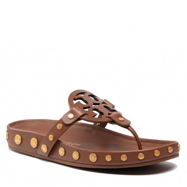 Infradito TORY BURCH - Miller Cloud Coin 83764 Natural Tan 250