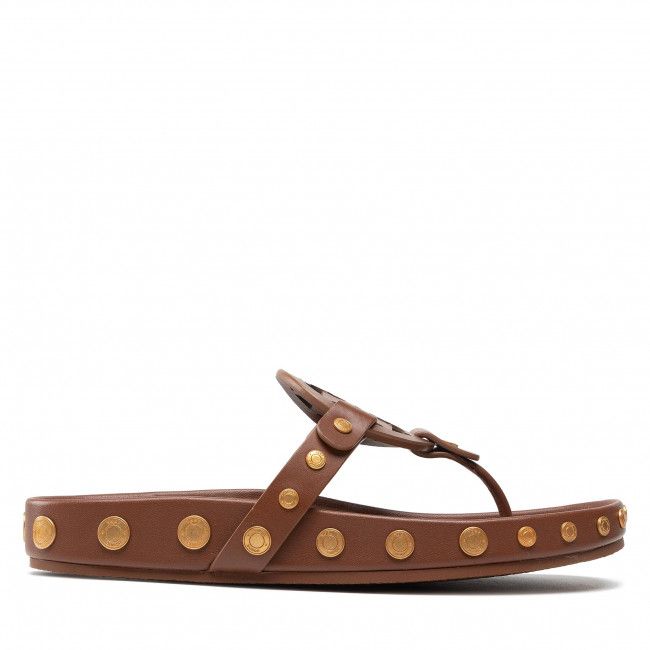 Infradito TORY BURCH - Miller Cloud Coin 83764 Natural Tan 250