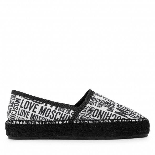 Espadrillas LOVE MOSCHINO - JA10052G1EIL010A Bia/Nero