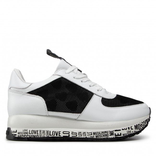 Sneakers LOVE MOSCHINO - JA15384G1EIA810A Ne/Bian