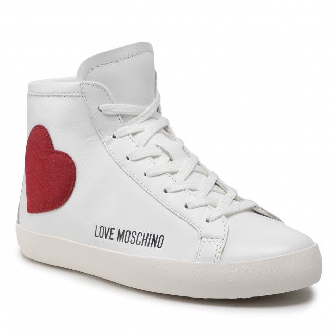 Sneakers LOVE MOSCHINO - JA15412G1EI4410A Vit.Bia/Cr.Ghi/Rss
