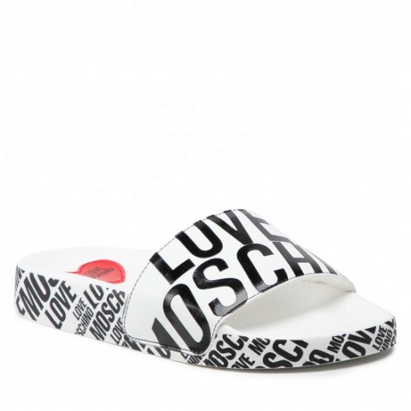 Ciabatte LOVE MOSCHINO - JA28042G1EI17100 Bianco