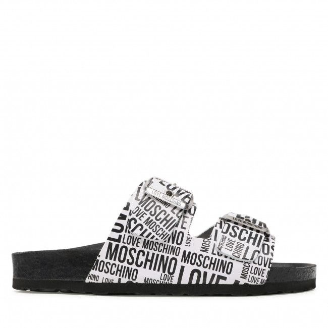 Ciabatte LOVE MOSCHINO - JA28073G1EIJ010A Bia/Ner