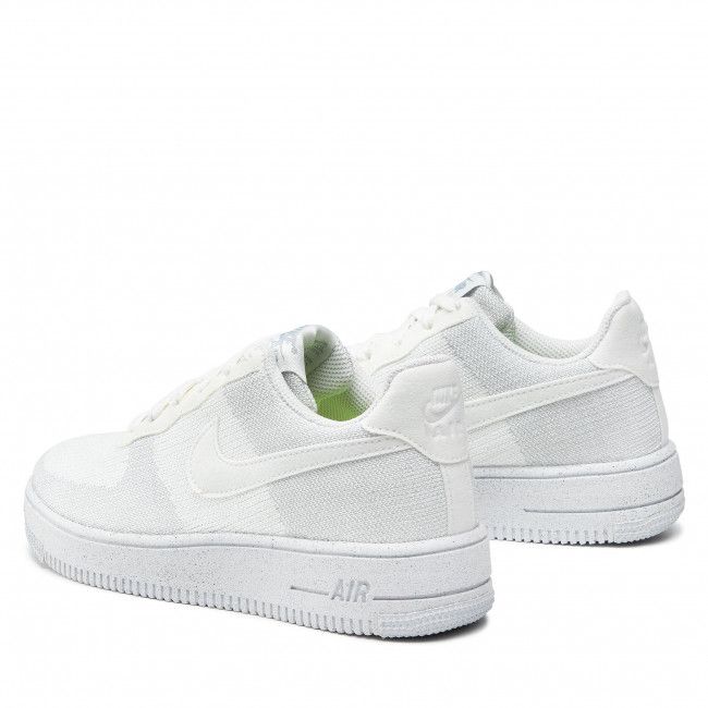 Scarpe Nike - Af1 Crater Flyknit (GS) DH3375 100 White/White/Sail/Wolf Grey
