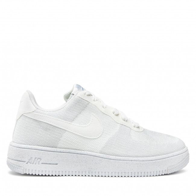 Scarpe Nike - Af1 Crater Flyknit (GS) DH3375 100 White/White/Sail/Wolf Grey