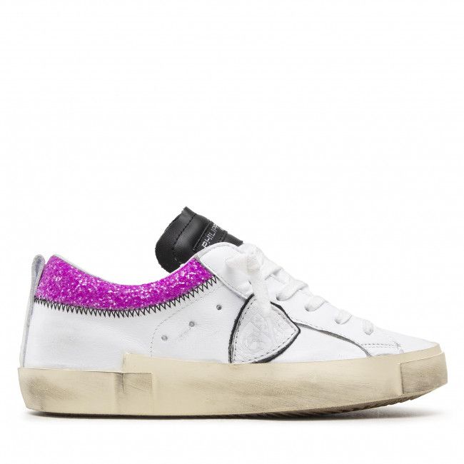 Sneakers PHILIPPE MODEL - Collier Glitter PRLD VCG3 Blanc Violet