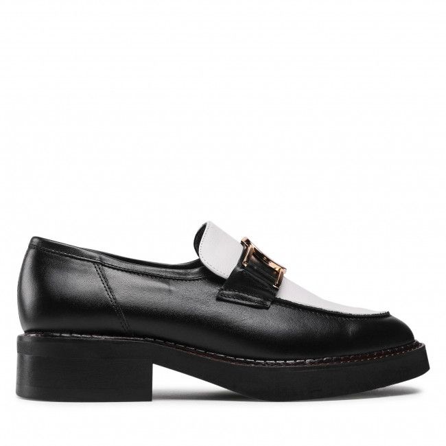 Loafers KARINO - 3940/053-P Czarny/Biały