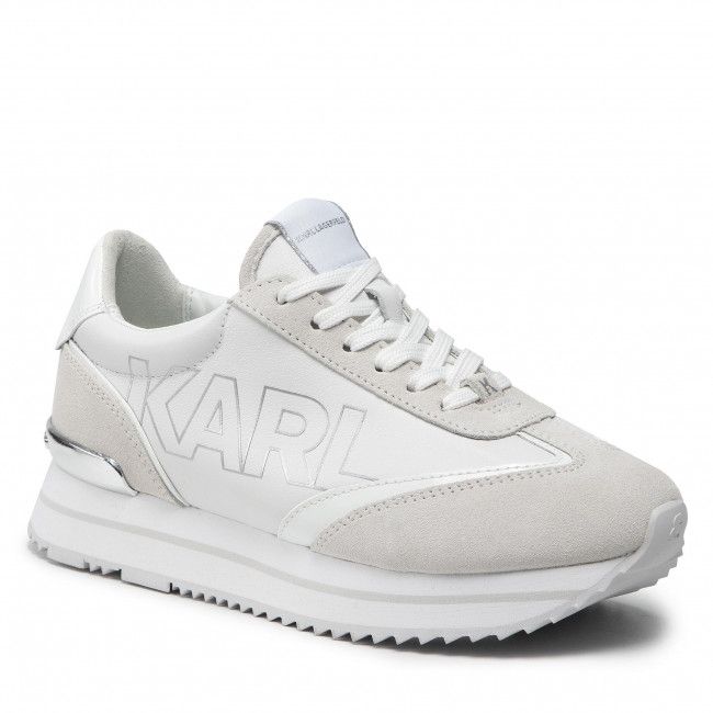 Sneakers KARL LAGERFELD - KL61942 White/Silver