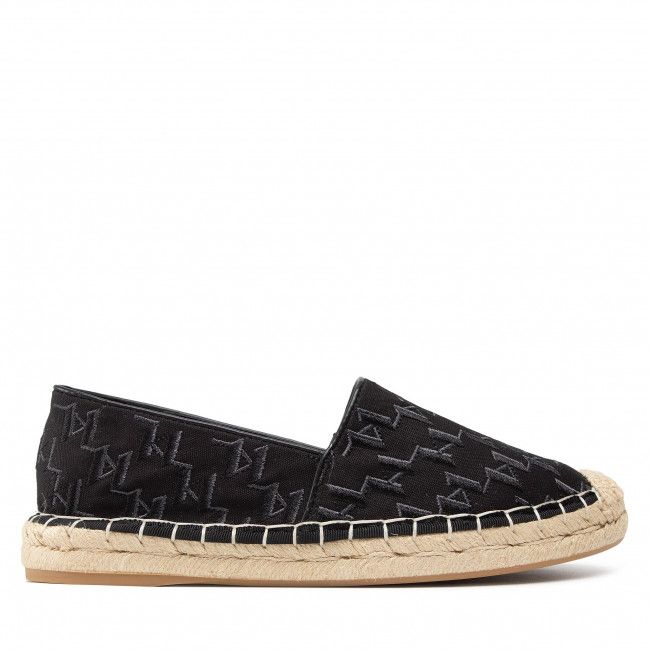 Espadrillas KARL LAGERFELD - KL80112 Black Canvas