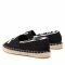 Espadrillas KARL LAGERFELD - KL80117Z Black Canvas W/White