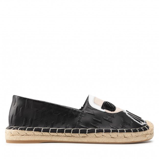 Espadrillas KARL LAGERFELD - KL80121 Black