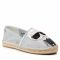 Espadrillas KARL LAGERFELD - KL80111 Silver Canvas