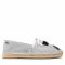 Espadrillas KARL LAGERFELD - KL80111 Silver Canvas