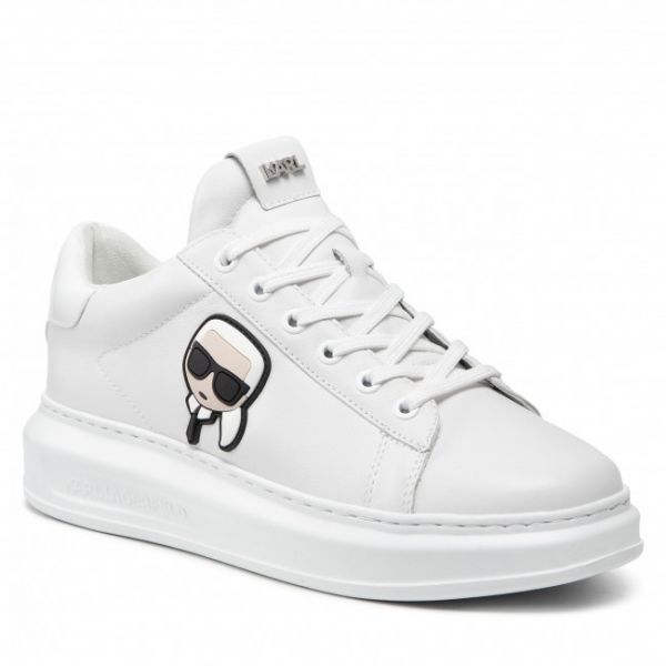 Sneakers KARL LAGERFELD - KL52530 White Lthr/Mono Sneakers KARL LAGERFELD - KL52530 White Lthr/Mono