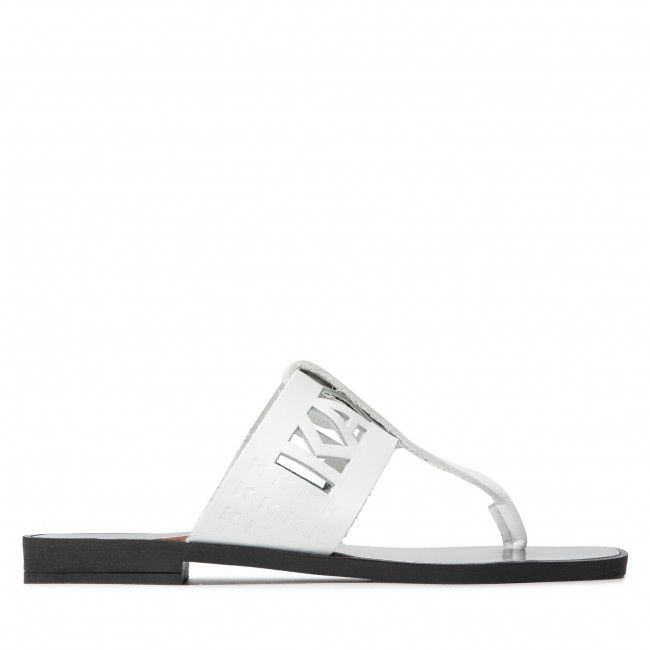 Infradito KARL LAGERFELD - KL80409A White Lthr