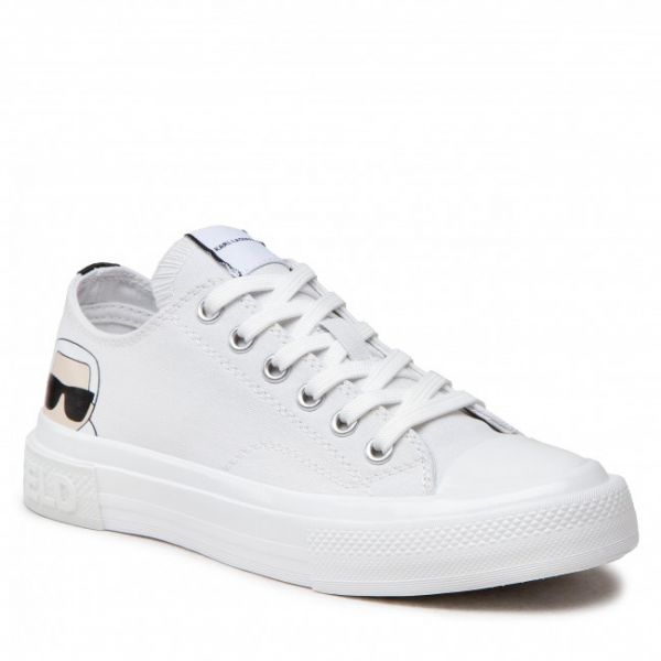 Scarpe da ginnastica KARL LAGERFELD - KL60310 White Canvas
