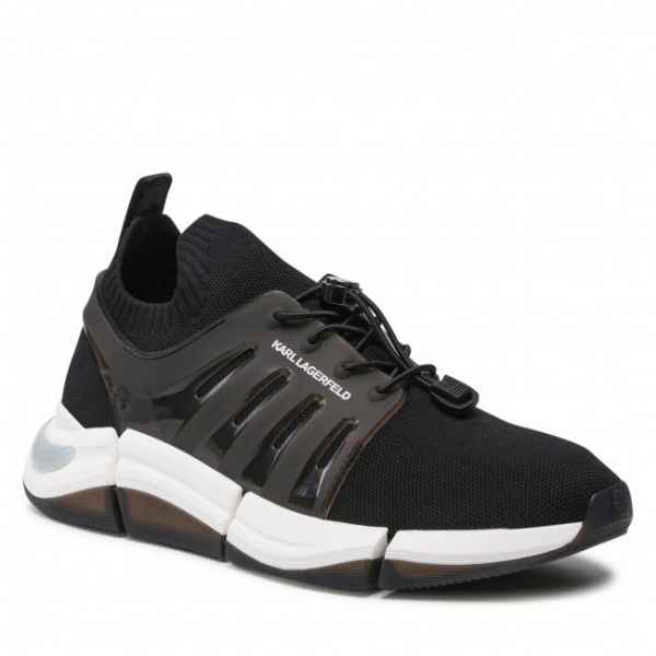 Sneakers KARL LAGERFELD - KL53225 Black Knit Textile Sneakers KARL LAGERFELD - KL53225 Black Knit Textile