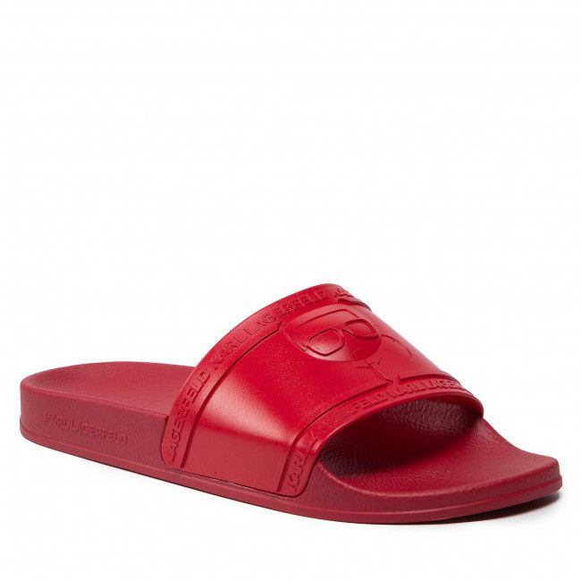 Ciabatte KARL LAGERFELD - KL70009 Red Rubber