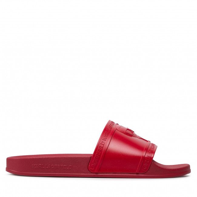 Ciabatte KARL LAGERFELD - KL70009 Red Rubber