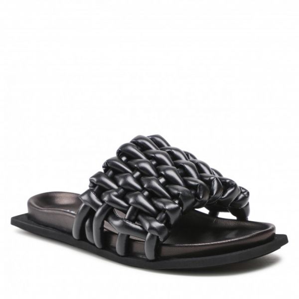 Ciabatte INUIKII - Braided Tube 70106-091 Black Ciabatte INUIKII - Braided Tube 70106-091 Black