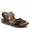Sandali WALDI - 738 Czarny K1