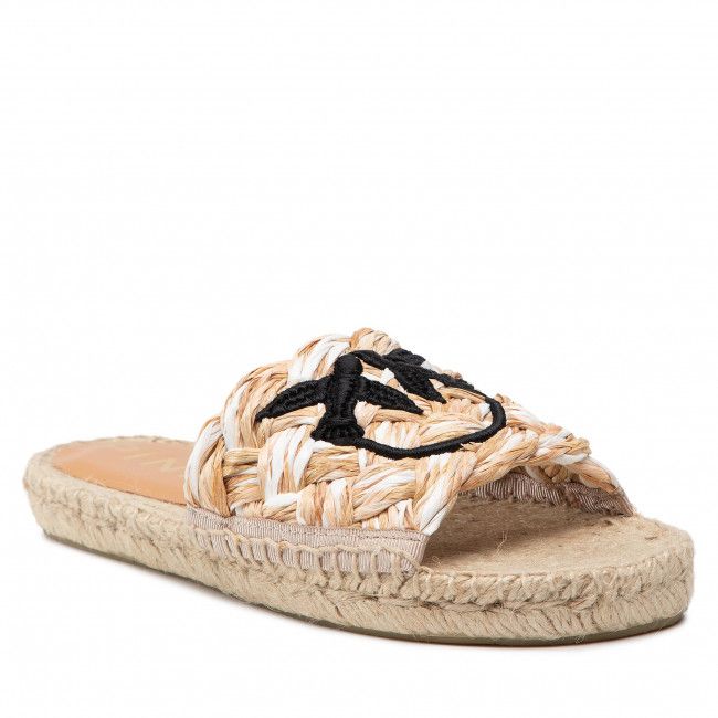 Espadrillas PINKO - Greta Ciabatta PE 22 BLKS1 1H2115 Y866 Ecru/Bianc GH6