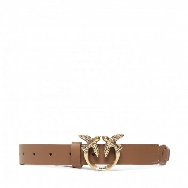 Cintura da donna Pinko - Love Duble Belt H2 20221 PLT01 1H2114.Y7SP Cuoio L58Q