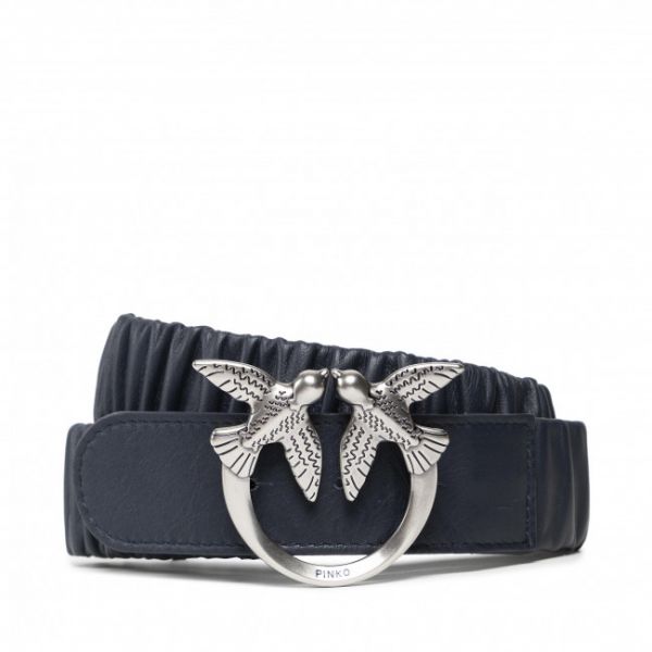 Cintura da donna Pinko - Love Ruffle Belt H4 20221 PLT01 1H2122.Y87E Blu Navy G56O