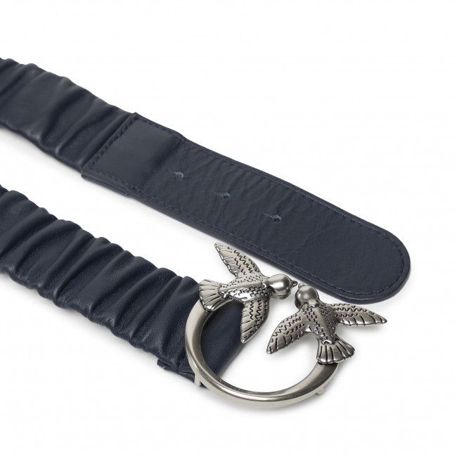 Cintura da donna Pinko - Love Ruffle Belt H4 20221 PLT01 1H2122.Y87E Blu Navy G56O