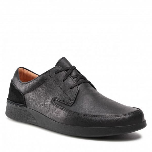 Scarpe basse CLARKS - Oakland Craft 261480597 Black Leather Scarpe basse CLARKS - Oakland Craft 261480597 Black Leather