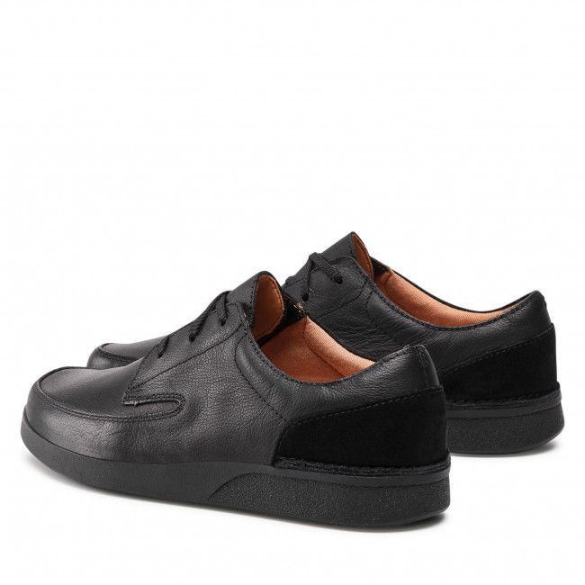 Scarpe basse CLARKS - Oakland Craft 261480597 Black Leather