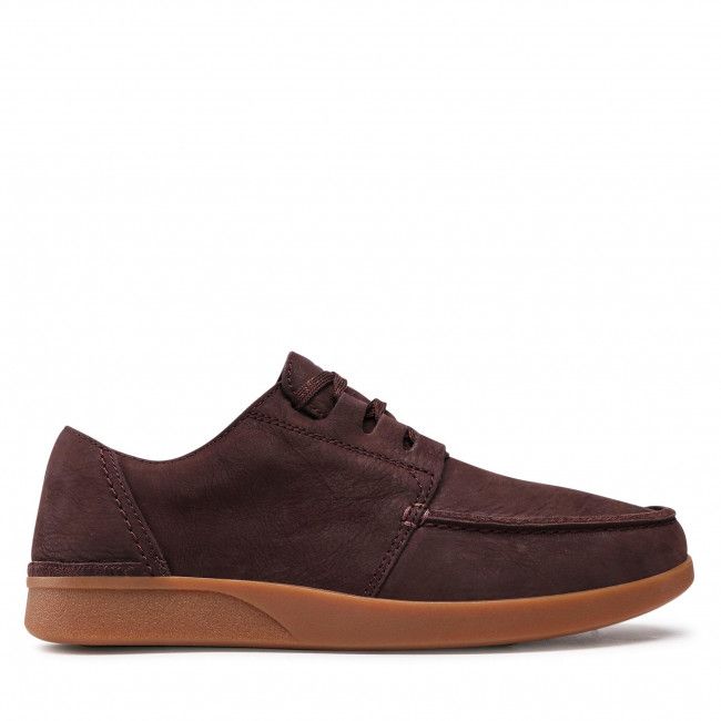 Scarpe basse CLARKS - Oakland Walk 261533967 Dark Brown Combi