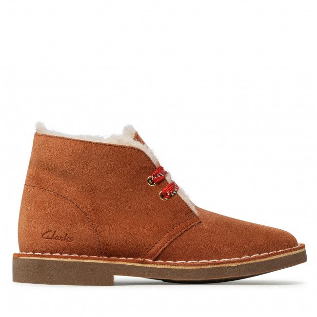 Tronchetti CLARKS - Desert Boot 2 261556694 Dark Tan