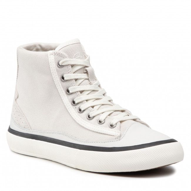 Sneakers CLARKS - Aceley Hi 261584384 White Canvas