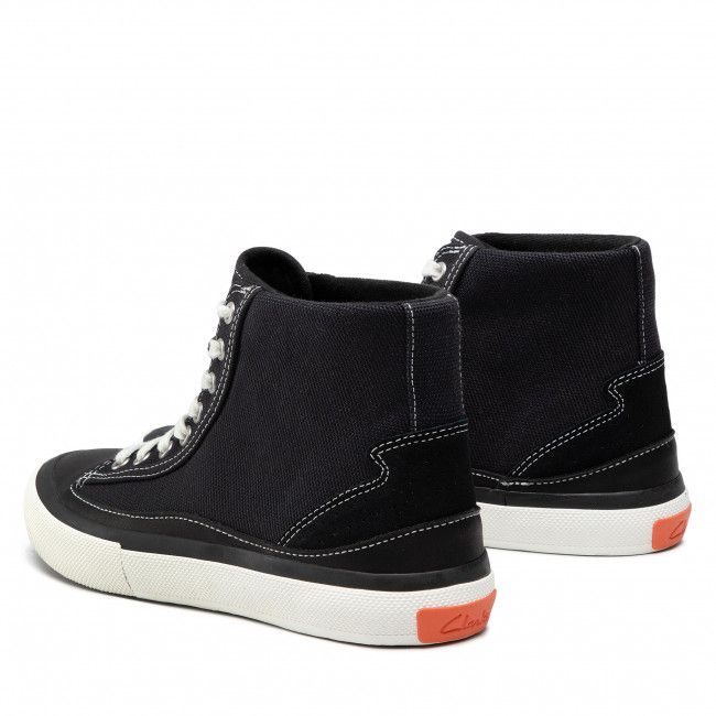 Sneakers CLARKS - Aceley Hi 261584414 Black Canvas