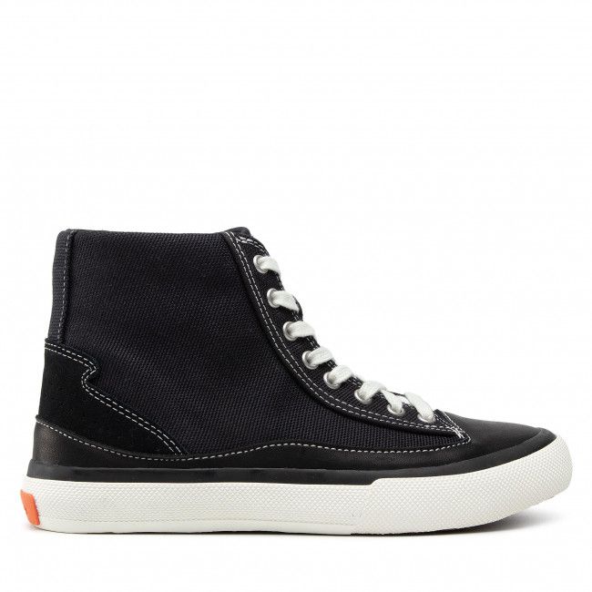 Sneakers CLARKS - Aceley Hi 261584414 Black Canvas