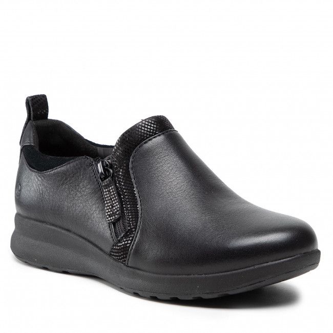 Scarpe basse CLARKS - Un Adorn Zip 261370175 Black Combi