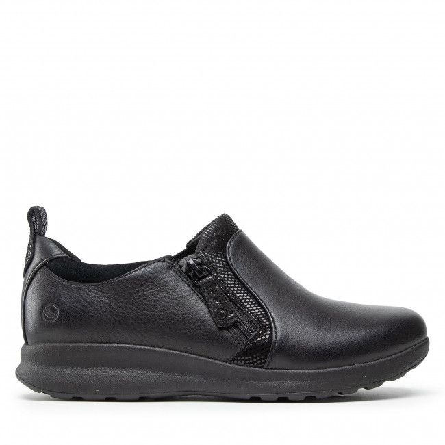 Scarpe basse CLARKS - Un Adorn Zip 261370175 Black Combi