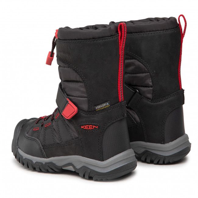 Stivali da neve KEEN - Winterport Neo Dt Wp 1025592 Black/Red Carpet