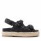 Espadrillas KURT GEIGER - Orson Espadrille 8878200109 Black Leather
