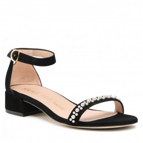 Sandali STUART WEITZMAN - Nudistjune Demipearl SA125 Blk