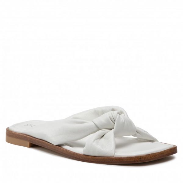 Ciabatte STUART WEITZMAN - Playa Knot Slide SA247 White