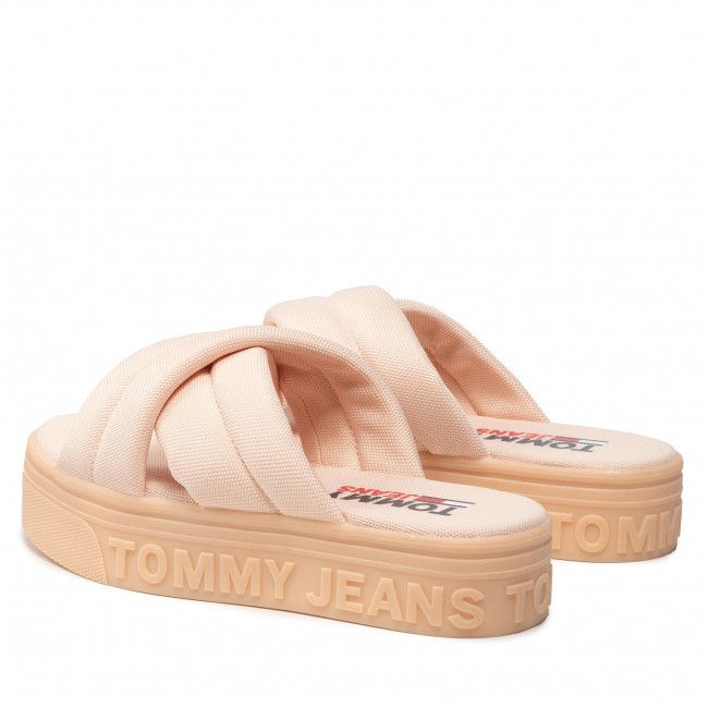 Ciabatte TOMMY JEANS - Flatform Sandal EN0EN01798 Frosty Mango TM6