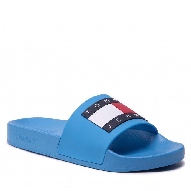 Ciabatte TOMMY JEANS - Flag Pool Slide EN0EN01889 Blue Crush CY0