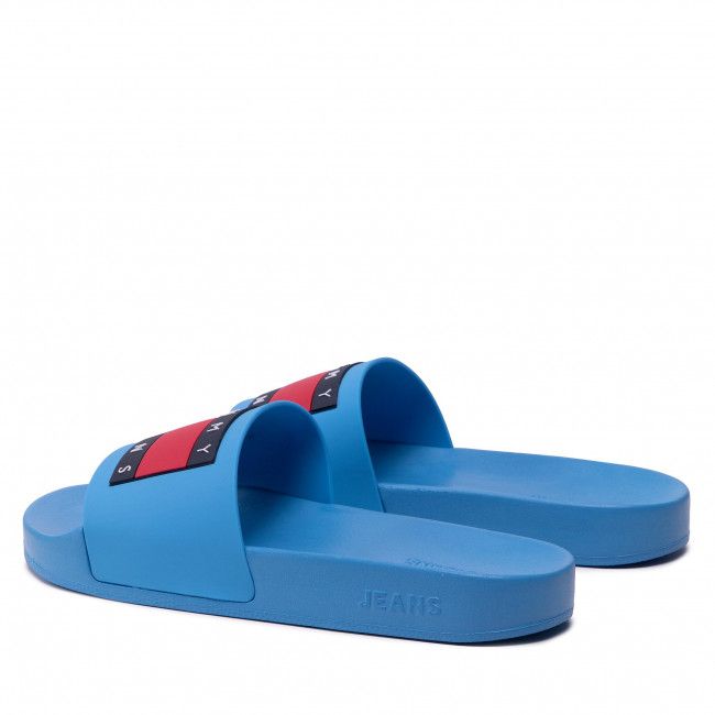 Ciabatte TOMMY JEANS - Flag Pool Slide EN0EN01889 Blue Crush CY0